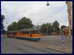 Tram near the station, at Drottninggatan